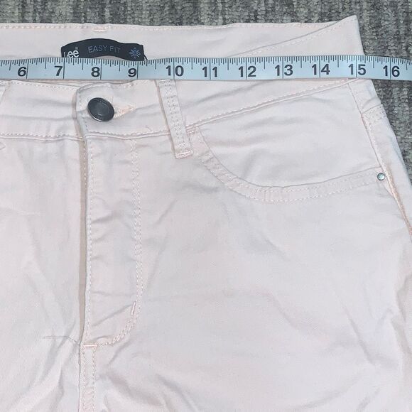 Lee Women's Size 10 Medium Pedal‎ Pink Easy Fit Cropped Jeans Pants - Picture 5 of 9